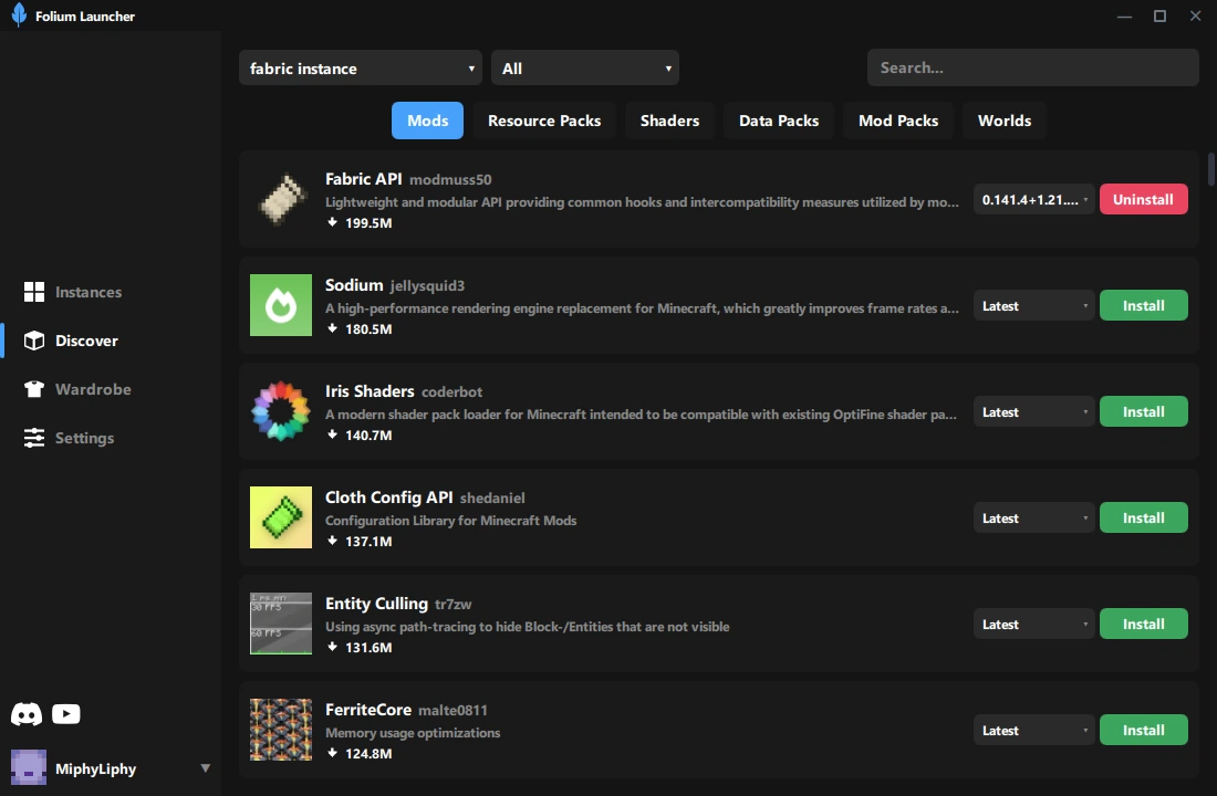 Content browser in Folium